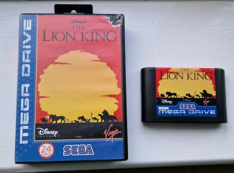 Sega Mega Drive - The Lion King - Cartridge and Case - No Manual