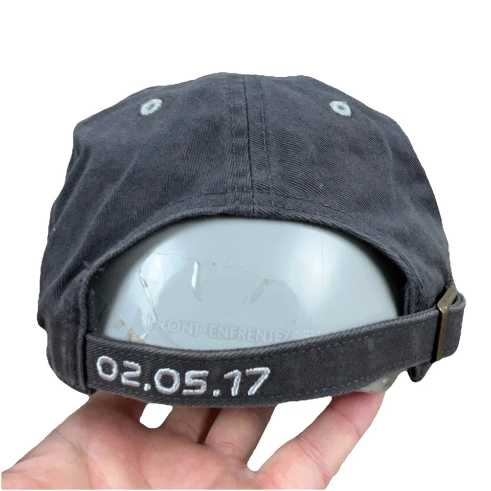 Gorra Atlanta Falcons Correa Trasera Gris Ajustable Béisbol Papá Sarga NFL Adulto Foto 2 de 4