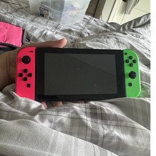 Nintendo Switch Hac-001 Handheld System Neon Red Neon Green Console