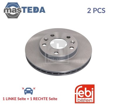 40075 BREMSSCHEIBEN SATZ VORNE FEBI BILSTEIN 2PCS NEU OE QUALITÄT