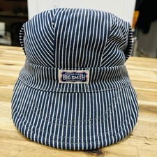 Vtg 50s 60s Big Smith Union Made Sanforized Railroad Engineer Cap Size 7 1/8