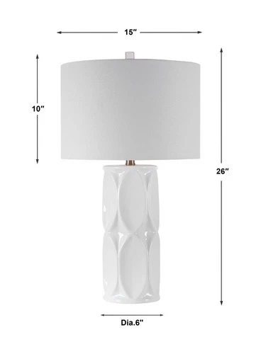 Sinclair - 1 Light Table Lamp - 15 inches wide by 15 inches deep Lamps Uttermost - Picture 6 of 8