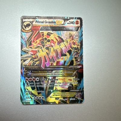 Pokémon Primal Groudon EX XY Primal Clash 151/160 Rare Holo 240 HP