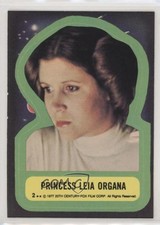 1977 Star Wars Stickers Princess Leia Organa 2 0hg