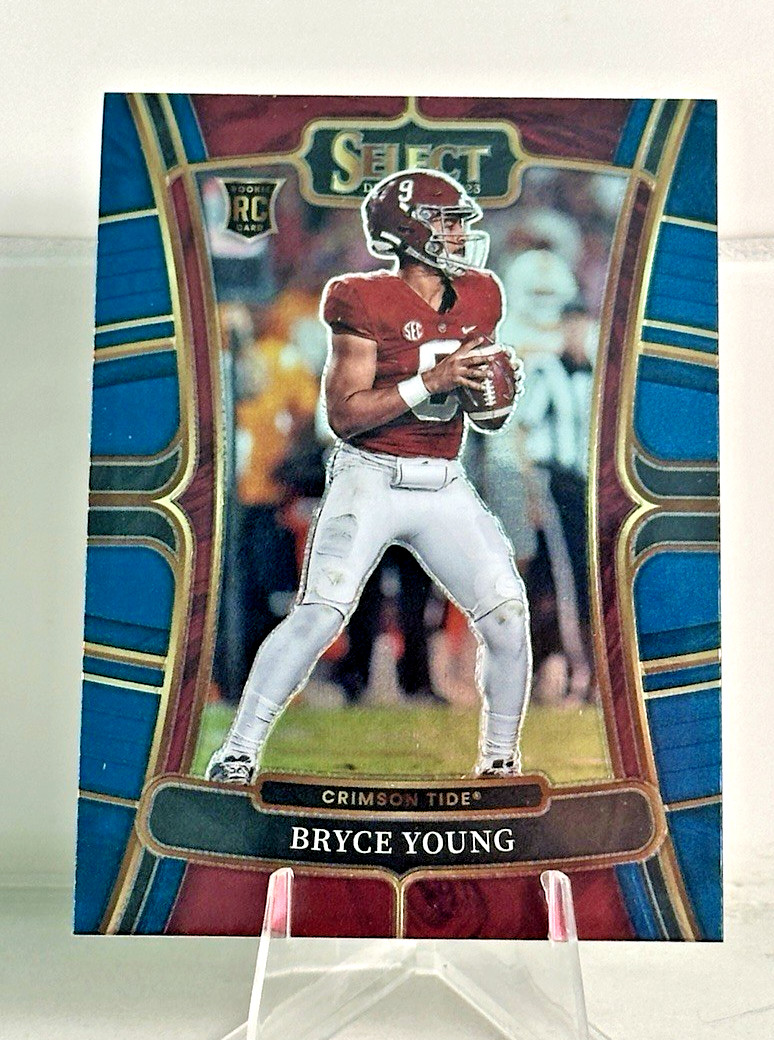 Bryce Young 2023 Panini Select Draft Picks Concourse Rookie RC #1 Bama & Eagles
