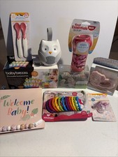 10 Piece Baby Various Item Lot Spoon Sensory Cup Sound Machine Owl Brezza