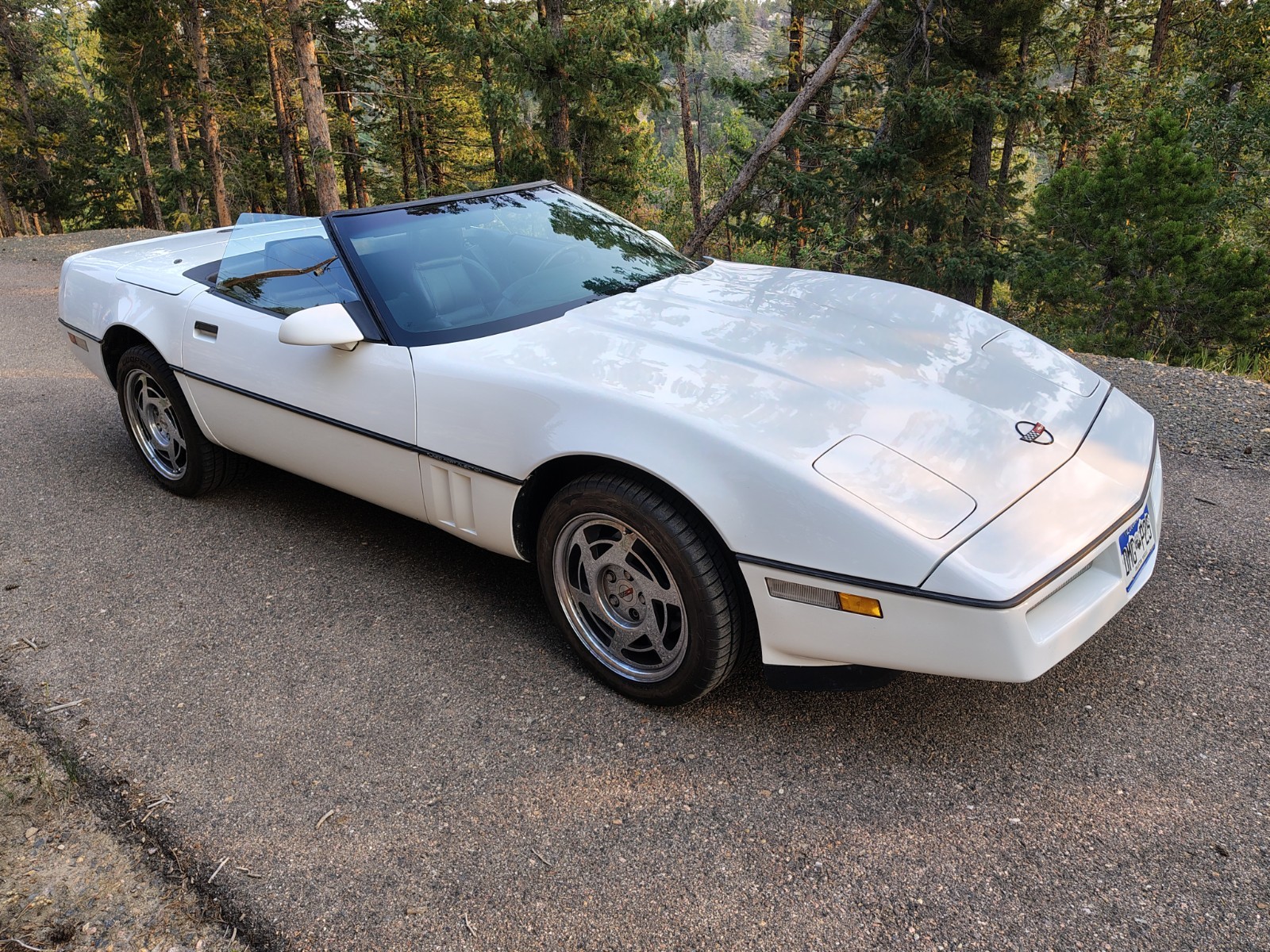 1990 White Chevrolet Corvette   | C4 Corvette Photo 4