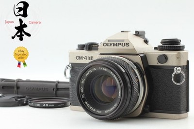 Tested 【Exc+5】 Olympus OM-4 Ti Silver 35mm Film Camera 50mm F1.8 Lens From JAPAN