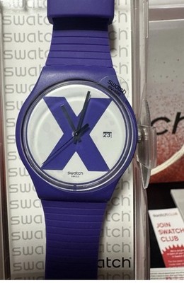 Limited SWATCH X X RATED 41mm Revival Throwback 1987 GB406 NEW SUOV401