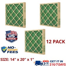 Flanders Air Filters, 14" X 20" X 1" Precisionaire Nested Glass - 12 Pack