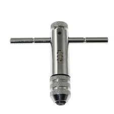 1Set M3 M8 T Handle Tap Wrench Adjustable Ratchet Hand Tap Wrench for Holding...