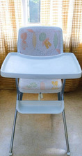 Cosco/Peterson Baby High Chair White Multicolor Removable Tray Cushion 4359-1242