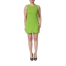 DOLCE & GABBANA Dress Green Viscose Sleeveless A-line Mini IT38/US4/XS 1350usd