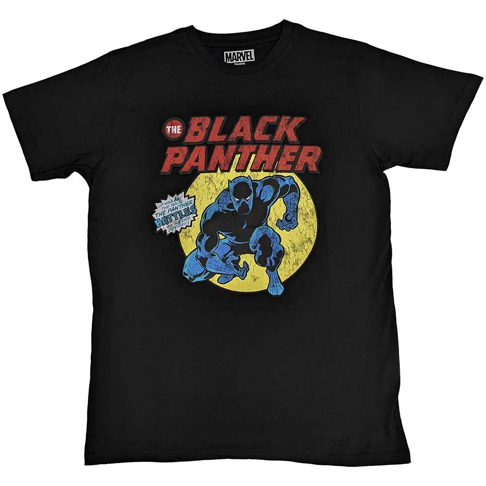 Marvel Comics Unisex T-Shirt: Black Panther Retro Comic (X-Large)