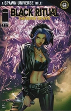 SPAWN BLACK RITUAL THE BOOK OF NYX #7 COVER B STEPHEN SEGOVIA VARIANT VF/NM IMAG