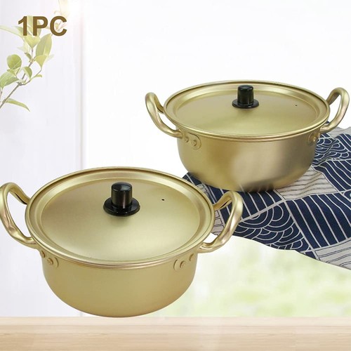 20cm Korean Ramen Cooking Pot with Spoon Chopsticks Lid Ramen Pot Fast Heatin... - Picture 5 of 9