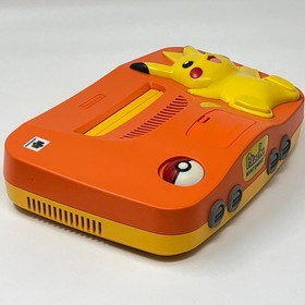 [NTSC-U,J] N64 Nintendo 64 pikachu orange pokemon memory