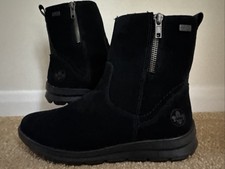 Rieker Z0053 Comfort Casual Suede/leather Boots UK 5 STD EU 38 Black