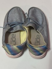 Girls Hey Dude Blue Galaxy Kids Size 12