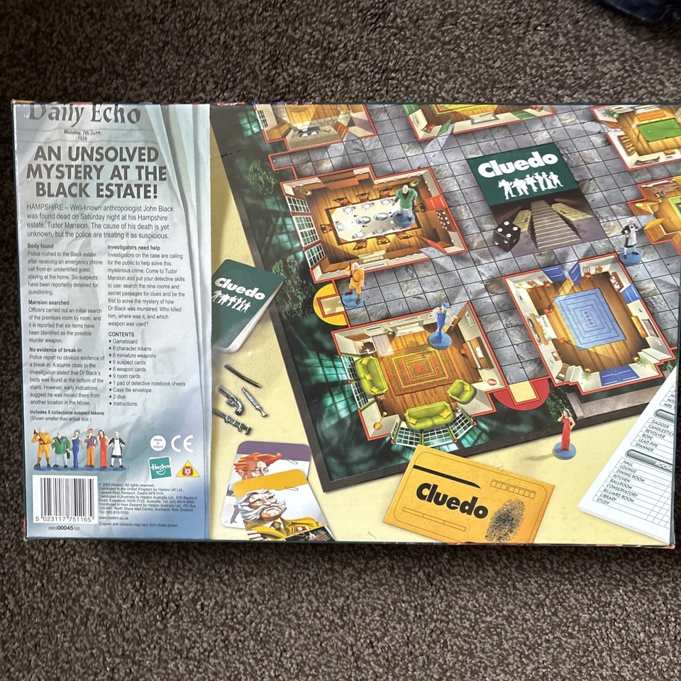 Cluedo Boardgame, Parker, NEW & SEALED - Image 2 of 2
