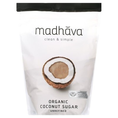  Organic Unrefined Coconut Sugar, Shelf-Stable, 3 lb Bag