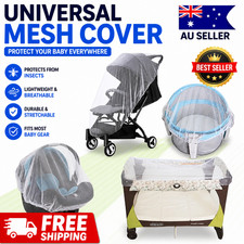 Stroller Anti Fly Mosquito Insect Net Mesh Buggy Cover For Pushchair Pram AU