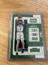 2021-22 Panini Contenders - Jaylen Brown #34 Game Ticket Green