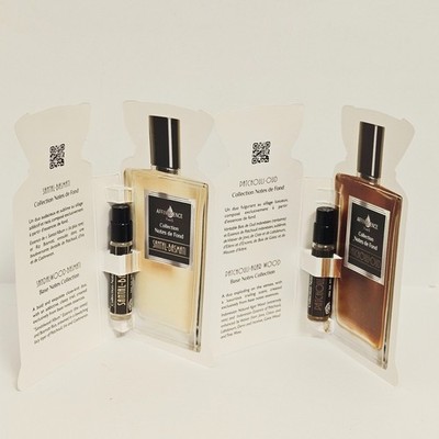 Affinessence   Collection Notes de Fond-  Santal-Basmati & Patchouli-Oud 2 × 2ml