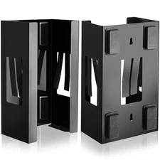 Lounsweer 2 Pcs Magnetic Glove Dispenser Holders Boxes 10 inches/ 25.5, Black 