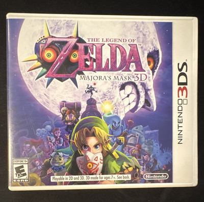 Nintendo Zelda Majora's Mask 3D Nintendo 3DS NTSC-U/C + Case W/Manual