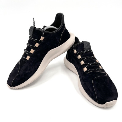 ADIDAS Originals Men's Size 10 Tubular Shadow Black Suede Shoes Sneakers Trainer