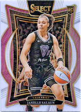 2025 Panini Select WNBA Janelle Salaun White Prizm RC/Rookie #/99 Valkyries