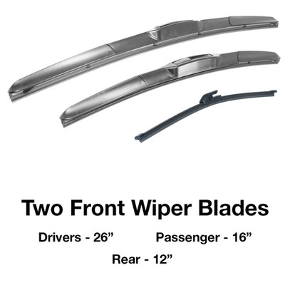 Kia Pro Ceed 2018 - Onwards Front and Rear Windscreen Wiper Blades