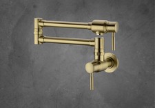 Nile Modern Style Kitchen Faucet Swing Arm Folding Faucet Wall Mount Pot Filler