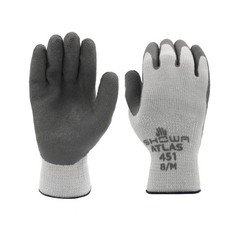 Work Gloves Latex Coated Insulated Winter Construction Large 12 Pack SHOWA Rough