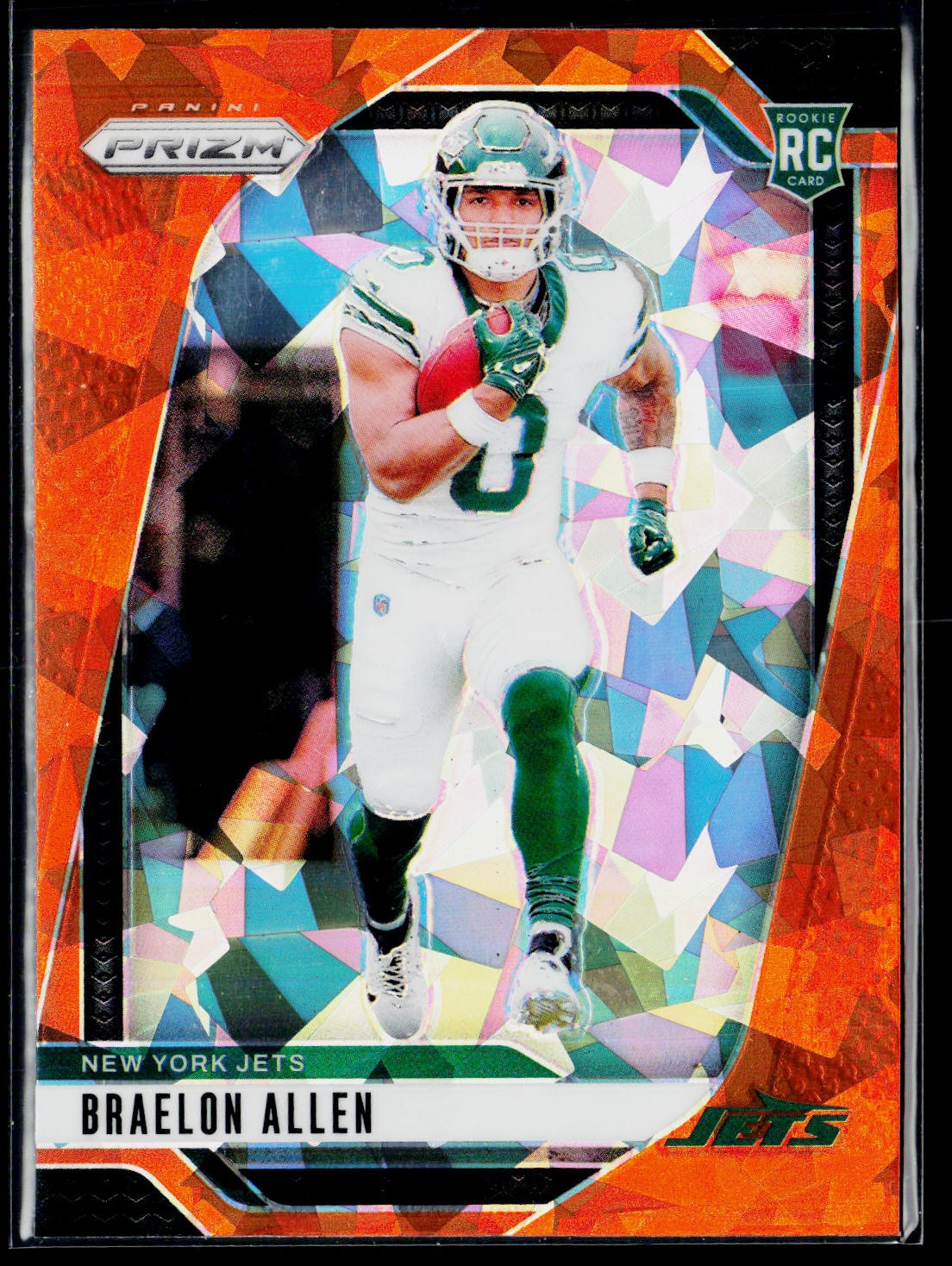 2024 Panini Prizm #311 Braelon Allen Rookie New York Jets Orange Ice