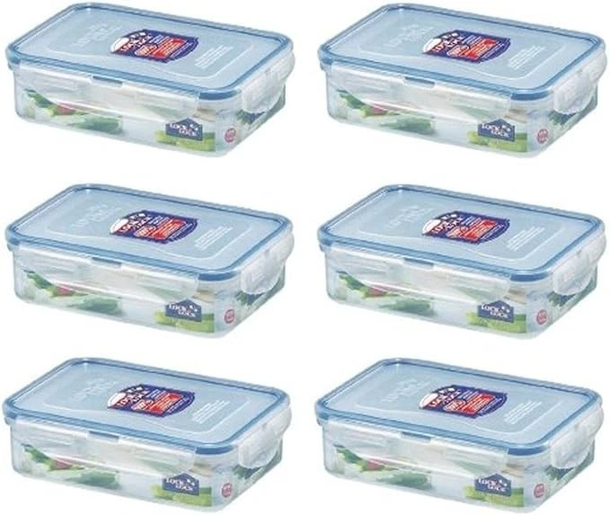 LocknLock 550ml Rectangular Food Storage Containers BPA Free Leakproof Pack of 6
Opens in a new wind