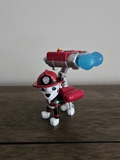Paw Patrol "Ultimate Rescue" Marshall 3 Pcs Play Set Water Cannons Works Great 