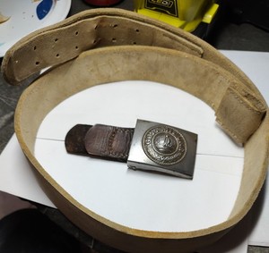 WW1 Imperial German Prussian belt dated  and buckle dated 1916