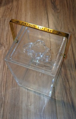 Patron XO Cafe Lucite Ice Bucket RARE