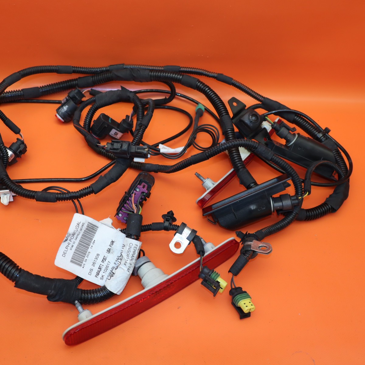 FERRARI 458 ITALIA SPIDER REAR BUMPER WIRE HARNESS 2010-2013 2014 2015 261308