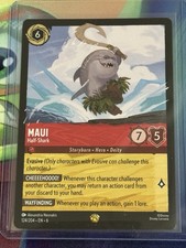 Disney Lorcana Maui Half-Shark Legendary Card 124/204 Azurite Sea Non-Foil