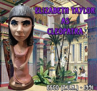 Esco (TUN) '91 Elizabeth Taylor as Cleopatra  - Beautiful Egyptian Queen RARE