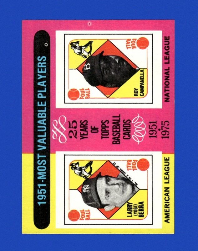 1975 Topps Set-Break #189 1951 MVP's NR-MINT *GMCARDS*