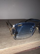 Big C Diamond Cut Blue Frameless Lens Ct00920