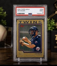 🏆 2004 TOPPS GOLD JOE MAUER PSA 9 MINT #559 /2004 | LOW POP HOF INVESTMENT
