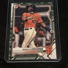 2021 Bowman Marco Luciano BP-8 Camo