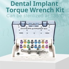 Universal Dental Implant Restoration Tool Box Screw Driver Kit Wrench Torque