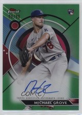 2023 Topps Finest Green Refractor 90/99 Michael Grove #FA-MG Auto 1ax
