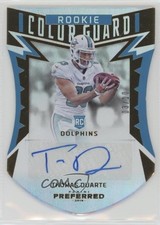 2016 Panini Preferred Color Guard Gold /10 Thomas Duarte #281 Rookie Auto RC